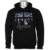 Men's Queen Sweatshirt - Vintage Union Jack - ROCK OFF XL