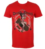 men's t-shirt Five Finger Death Punch - Bomber Girl - Red - ROCK OFF M