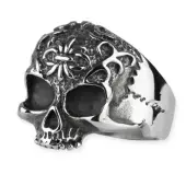 ring ETNOX - Ornament Skull 65