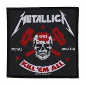 patch METALLICA - METAL MILITIA - RAZAMATAZ