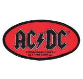 patch AC / DC - OVAL LOGO - RAZAMATAZ
