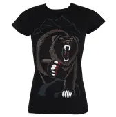 t-shirt hardcore women's - BEAR NECESSITIES - GRIMM DESIGNS S