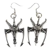 Earrings Baphomet