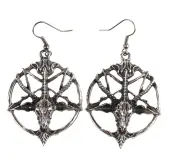 Earrings Baphomet