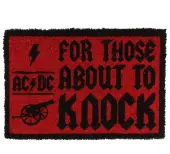AC/DC Doormat - (For Those About To Knock) - PYRAMID POSTERS