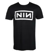 men's t-shirt NINE INCH NAILS - CLASSIC WHITE LOGO - PLASTIC HEAD M