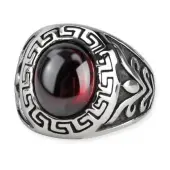 Ring ETNOX - Meander Crystal 56
