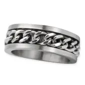 Ring ETNOX - Mesh Steel Ring 65