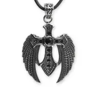 Pendant/ necklace ETNOX - Winged Cross