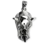 Pendant ETNOX - Black Horn Rhino