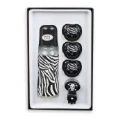 Baby's gift set ROCK STAR BABY - Zebra