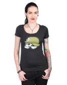 t-shirt street women's - HELMET SCOOP - METAL MULISHA L