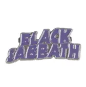 Pin Badge Black Sabbath - Purple Logo - RAZAMATAZ