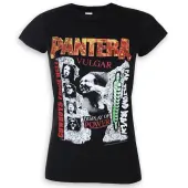 t-shirt metal women's Pantera - 3 Albums - ROCK OFF L