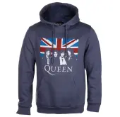 hoodie men's Queen - Vintage Union Jack - ROCK OFF XXL