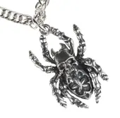 Pendant necklace Spider