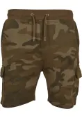 Men's shorts URBAN CLASSICS - Camo Cargo Terry S
