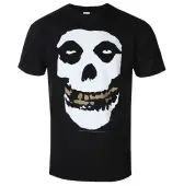t-shirt metal men's Misfits - GOLD FOIL - PLASTIC HEAD S