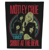Large patch Mötley Crüe - Shout At The Devil - RAZAMATAZ