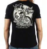 t-shirt hardcore men's - LA MUERTE - LETHAL THREAT XXL
