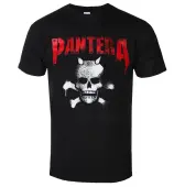 t-shirt metal men's Pantera - Horned Skull Stencil - ROCK OFF XL