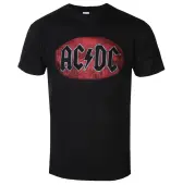 t-shirt metal men's AC-DC - Oval Logo Vintage - ROCK OFF M