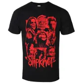 t-shirt metal men's Slipknot - WANYK Red - ROCK OFF M