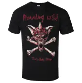 t-shirt metal men's Running Wild - UNDER JOLLY ROGER - PLASTIC HEAD S