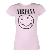 t-shirt metal women's Nirvana - HAPPY FACE - PLASTIC HEAD XL