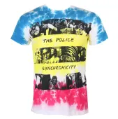 t-shirt metal men's Police - SYNCHRONICITY - LIQUID BLUE XXL
