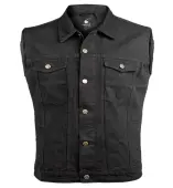 Men's vest CAPRICORN ROCKWEAR - Denim Black - Oversize 4XL