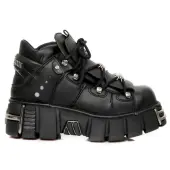 boots NEW ROCK - VEGAN NEGRO 42