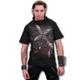 t-shirt men's - CROSS OF DARKNESS - SPIRAL S