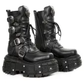 Boots NEW ROCK - CRUST NEGRO 37