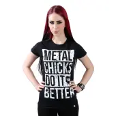 t-shirt hardcore women's - Metal chicks - METAL CHICKS DO IT BETTER M