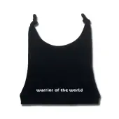 Children's hat warriorof the world in white - black - Metal-Kids