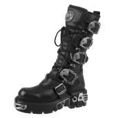 Boots NEW ROCK - 5-Buckle Boots - Black 43