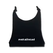 Children's hat metalhead in white - black - Metal-Kids