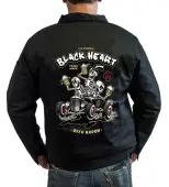men´s jacket BLACK HEART - BEER BARON - BLACK M