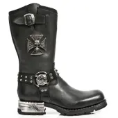 Boots NEW ROCK - ITALI ANTIQUE MOTOROCK T.ACERO 46