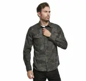 men's shirt BRANDIT - Men Shirt Slim - Woodland S