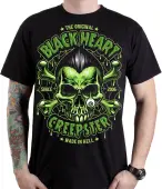 men's t-shirt BLACK HEART - CREEPSTER - Black M