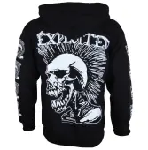 hoodie men The Exploited ""Mohican Skull"" XXL