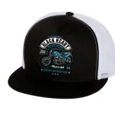 cap BLACK HEART - STYLE AND POWER - WHITE