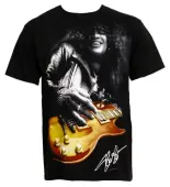 t-shirt metal men's Guns N' Roses - Guitar - LIQUID BLUE XXL
