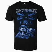t-shirt metal men's Iron Maiden - Blue Album Spaceman - ROCK OFF S
