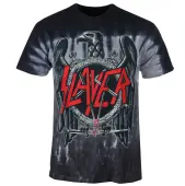 t-shirt metal men's Slayer - Eagle - LIQUID BLUE M