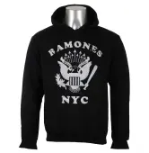 hoodie men's Ramones - Retro Eagle NYC - ROCK OFF S