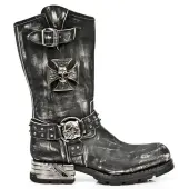 shoes NEW ROCK - VINTAGE RASPADO MOTOROCK T.ACERO 39