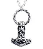 necklace Mjollnir - ALCHEMY GOTHIC